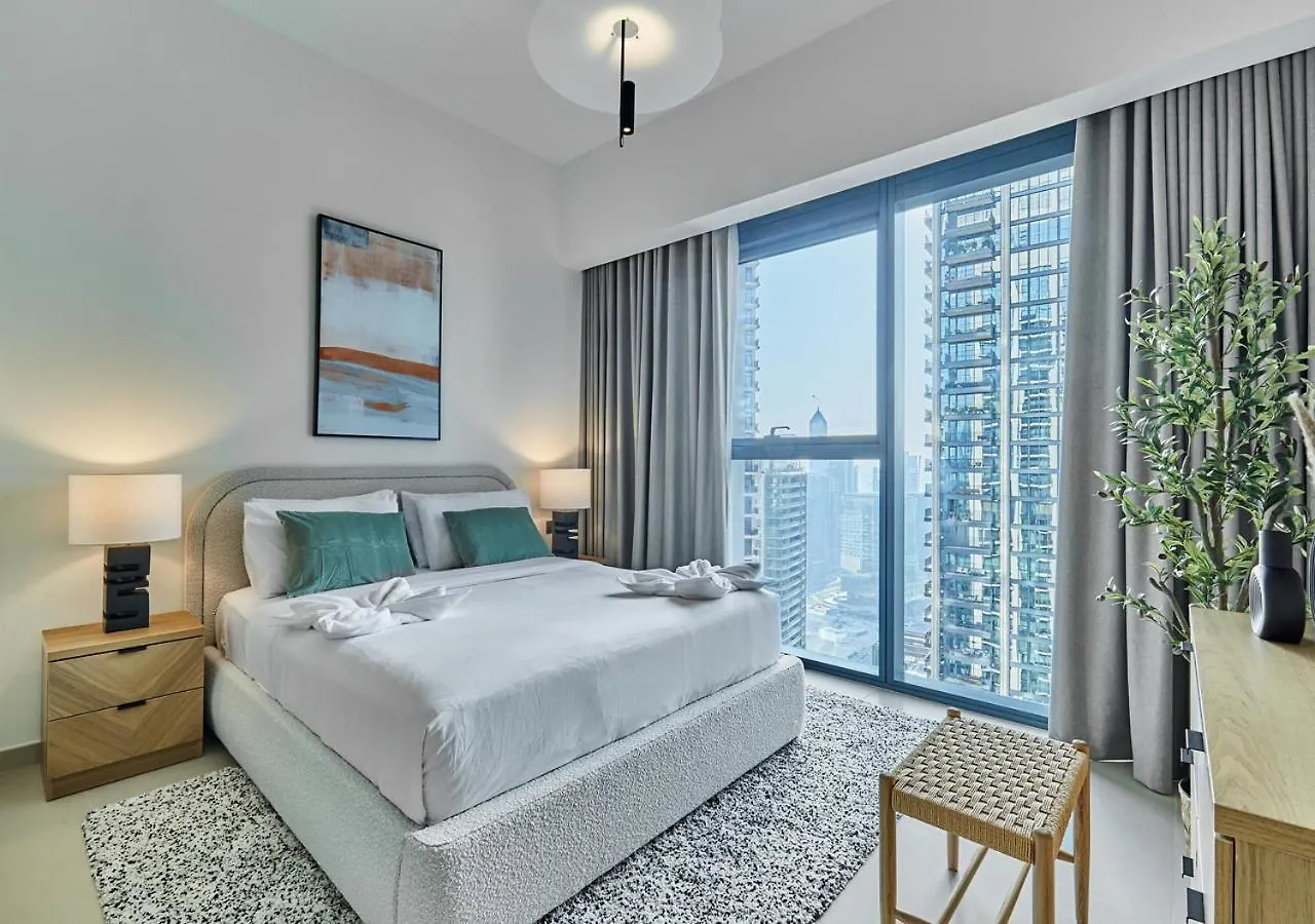 Apartman Lux 1 Bd Apartment, 2 Min Walk To Dubai Mall & Burj Khalifa - Act One Tower